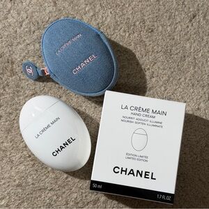 BNIB Chanel Denim La Creme Main Hand Cream Limited Edition